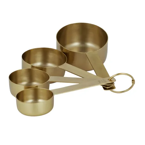 Coast To Coast Home - Laton S/Steel Measuring Cups 9x19x4.5cm