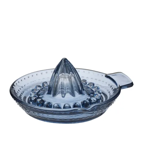 Coast To Coast Home - Lia Glass Juicer 14x14x6cm - Denim