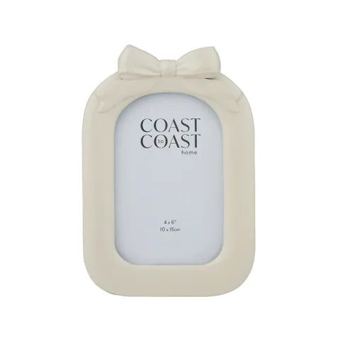 Coast To Coast Home - Miriam Resin 4x6 Frame 14x21cm - Ivory