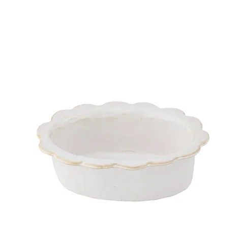 Coast To Coast Home - Tarty Oval Ceramic Dish 16.5x12.5x5cm - White