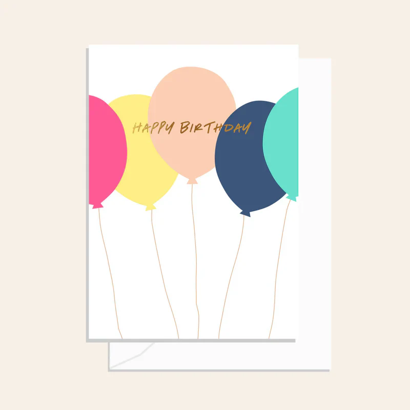 Elm Paper - Balloon Birthday Bright