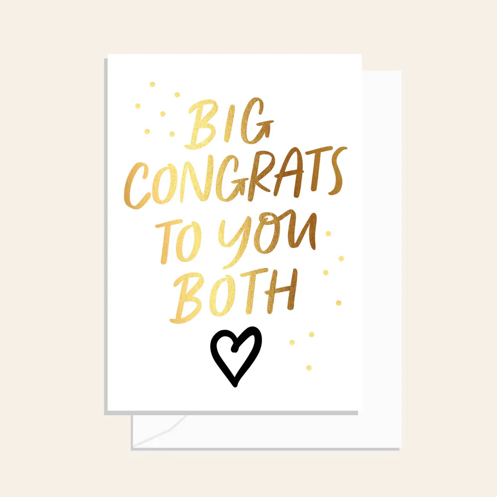 Elm Paper - Big Congrats To You Both