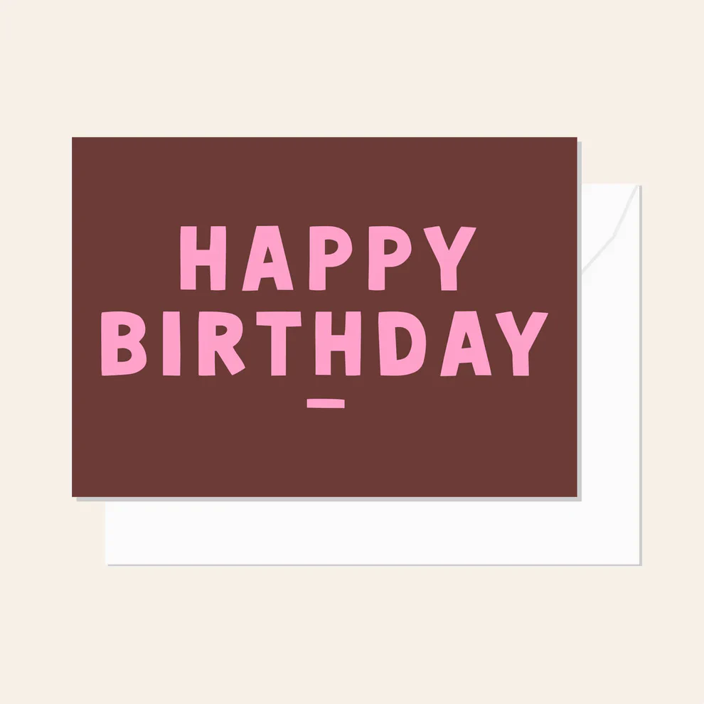 Elm Paper - Happy Birthday Choc