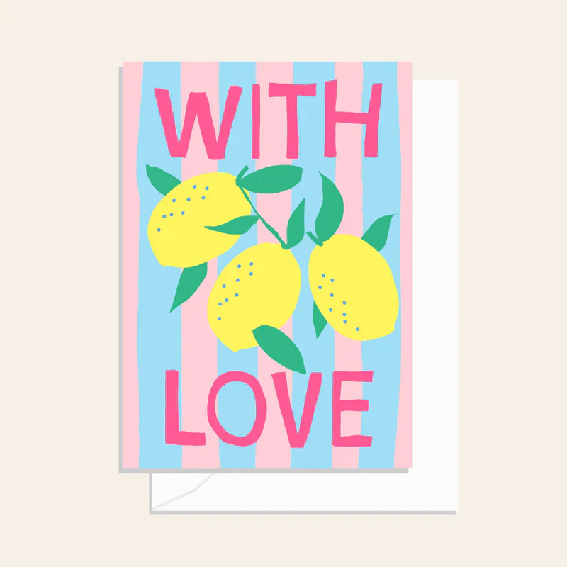 Elm Paper - Capri Limone Card