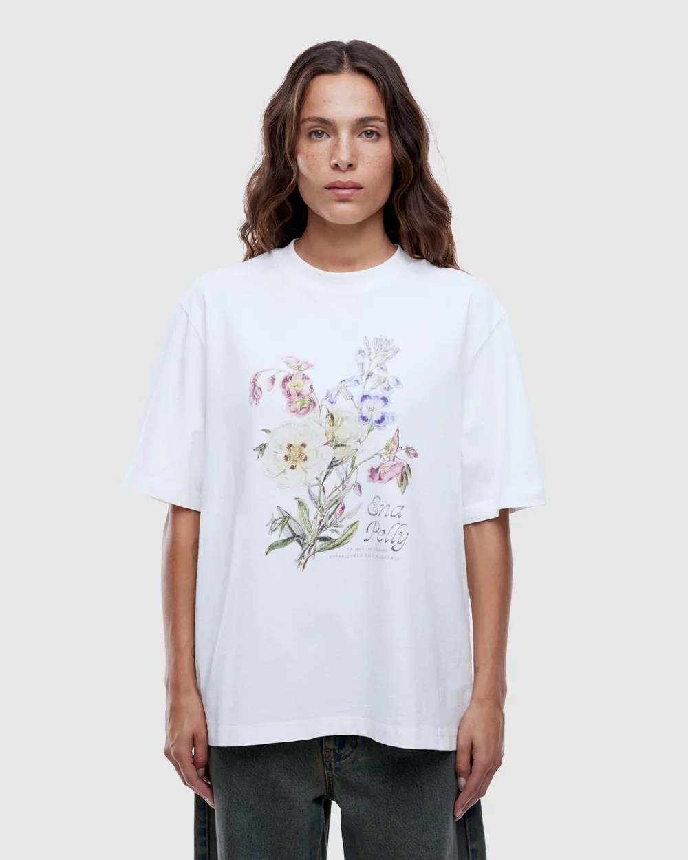 Ena Pelly - Bouquet Tee - Vintage White - Image 2