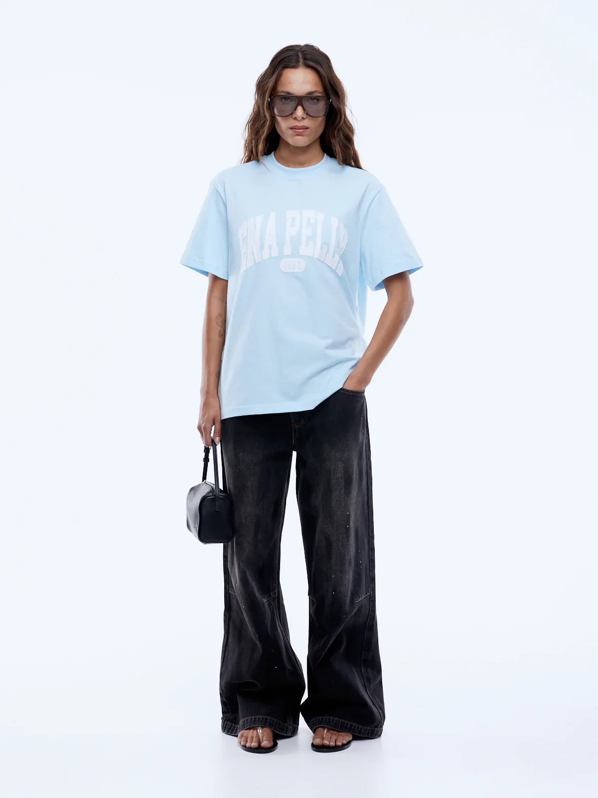 Ena Pelly - COLLEGIATE TEE - LIGHT BLUE - Image 5
