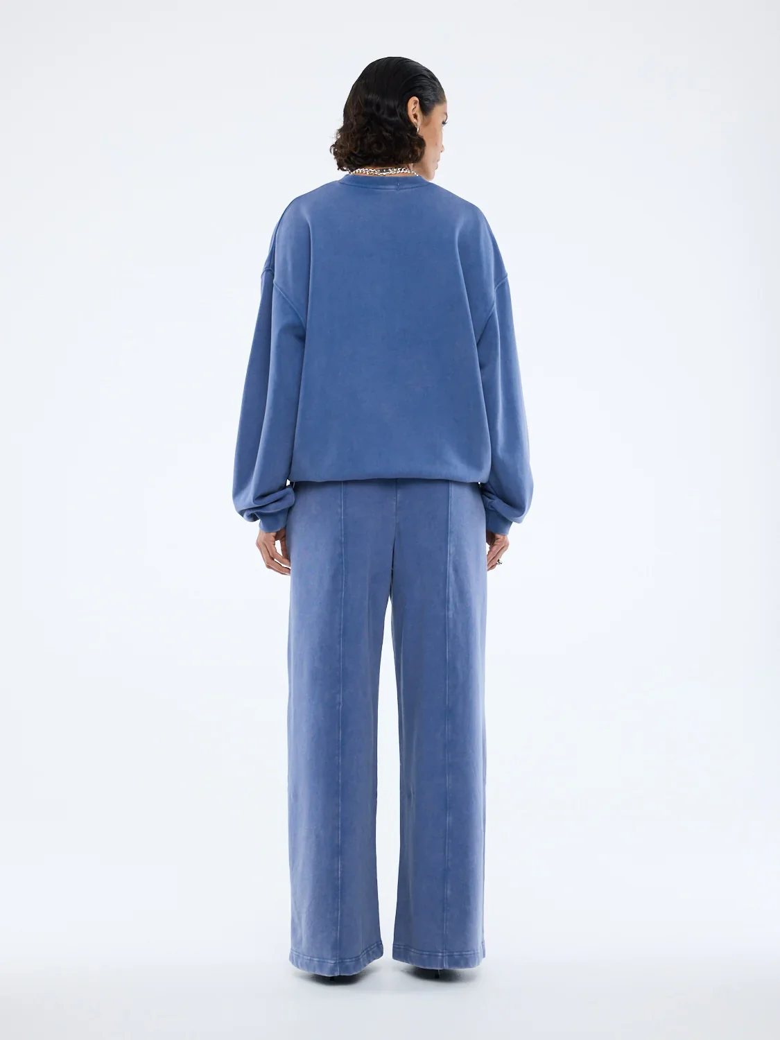 Ena Pelly - EP Varsity Sweatshirt - Indigo Wash - Image 5