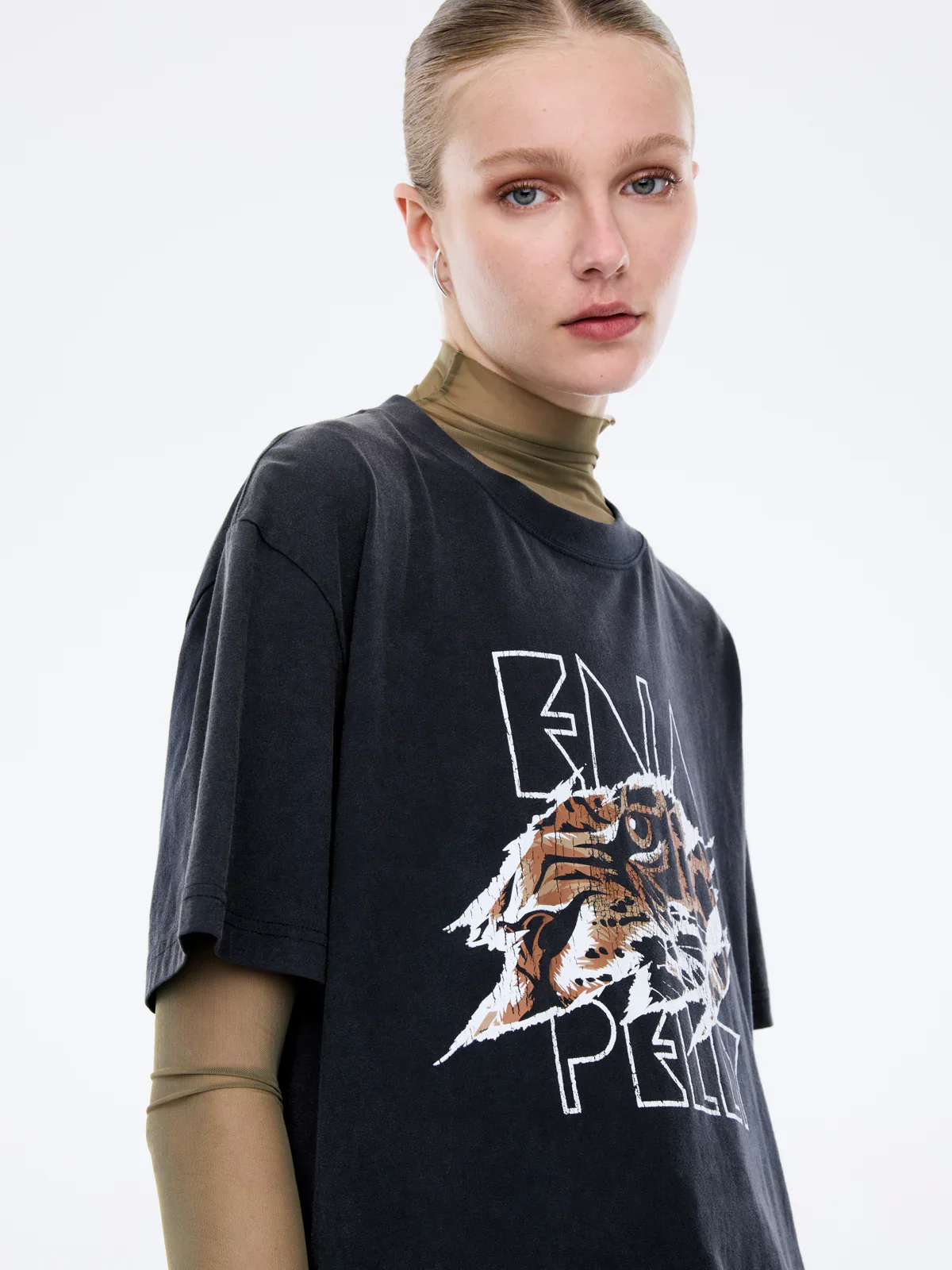Ena Pelly - Jessie Oversized Tee - Tigers Eye - Image 2