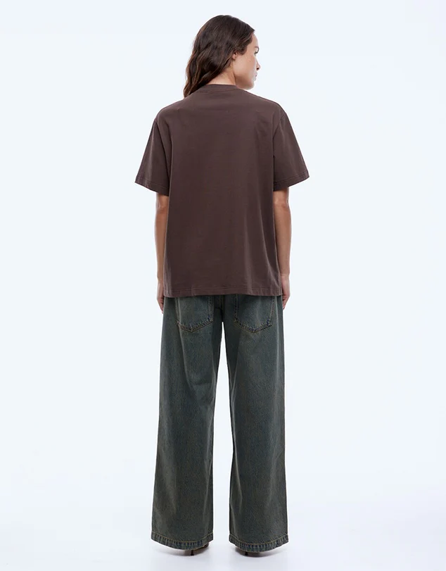 Ena Pelly - Lexi Logo Tee - Mocha - Image 4