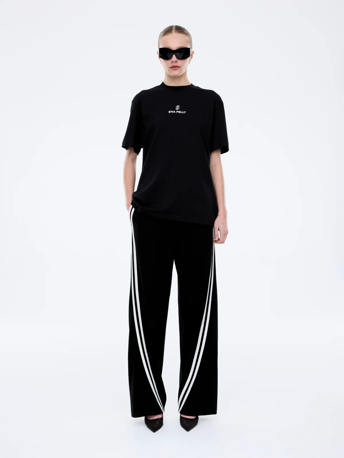 Ena Pelly - Lexi Monogram Tee - Black