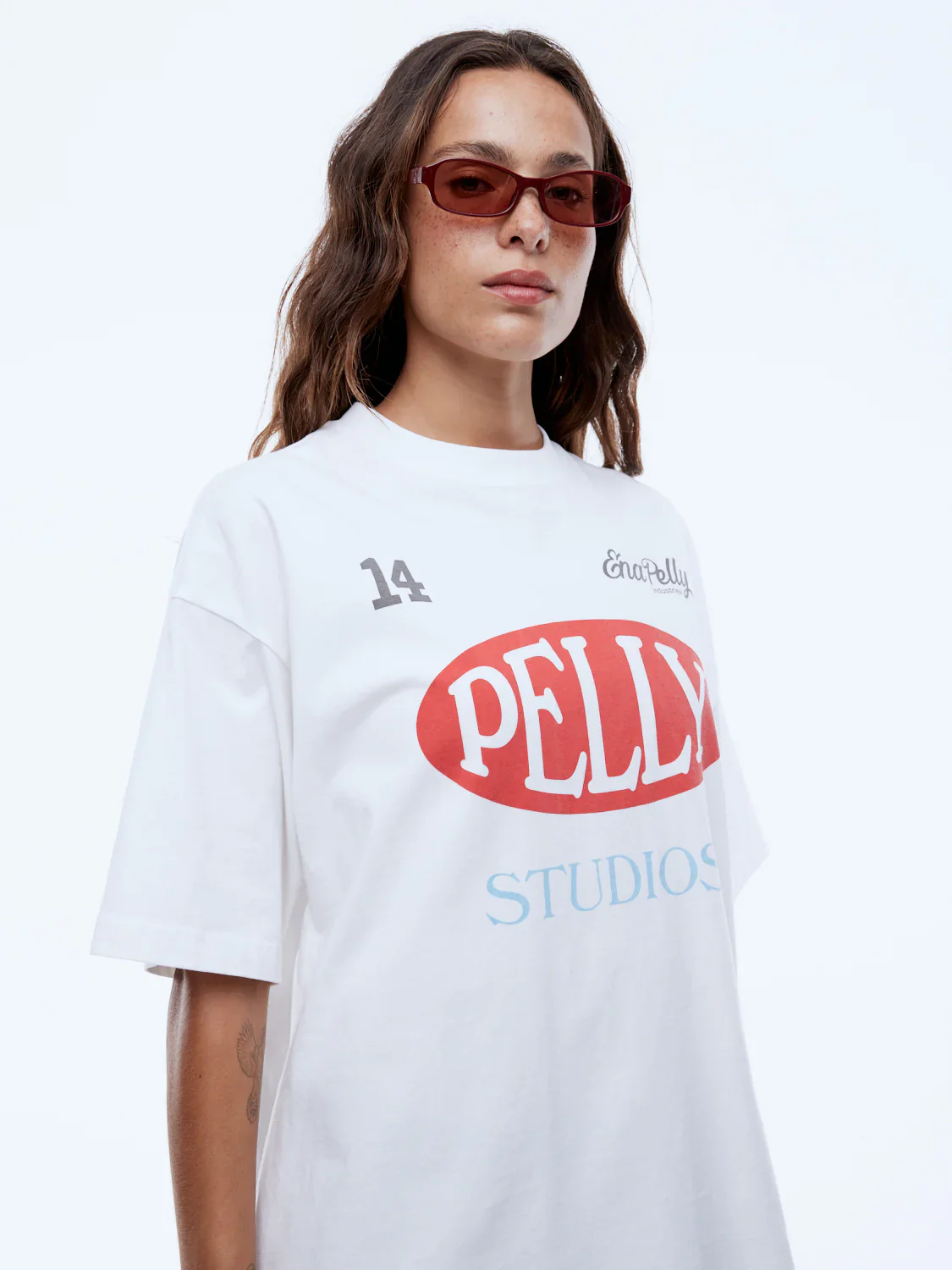 Ena Pelly - PELLY SPORT TEE - VINTAGE WHITE - Image 2