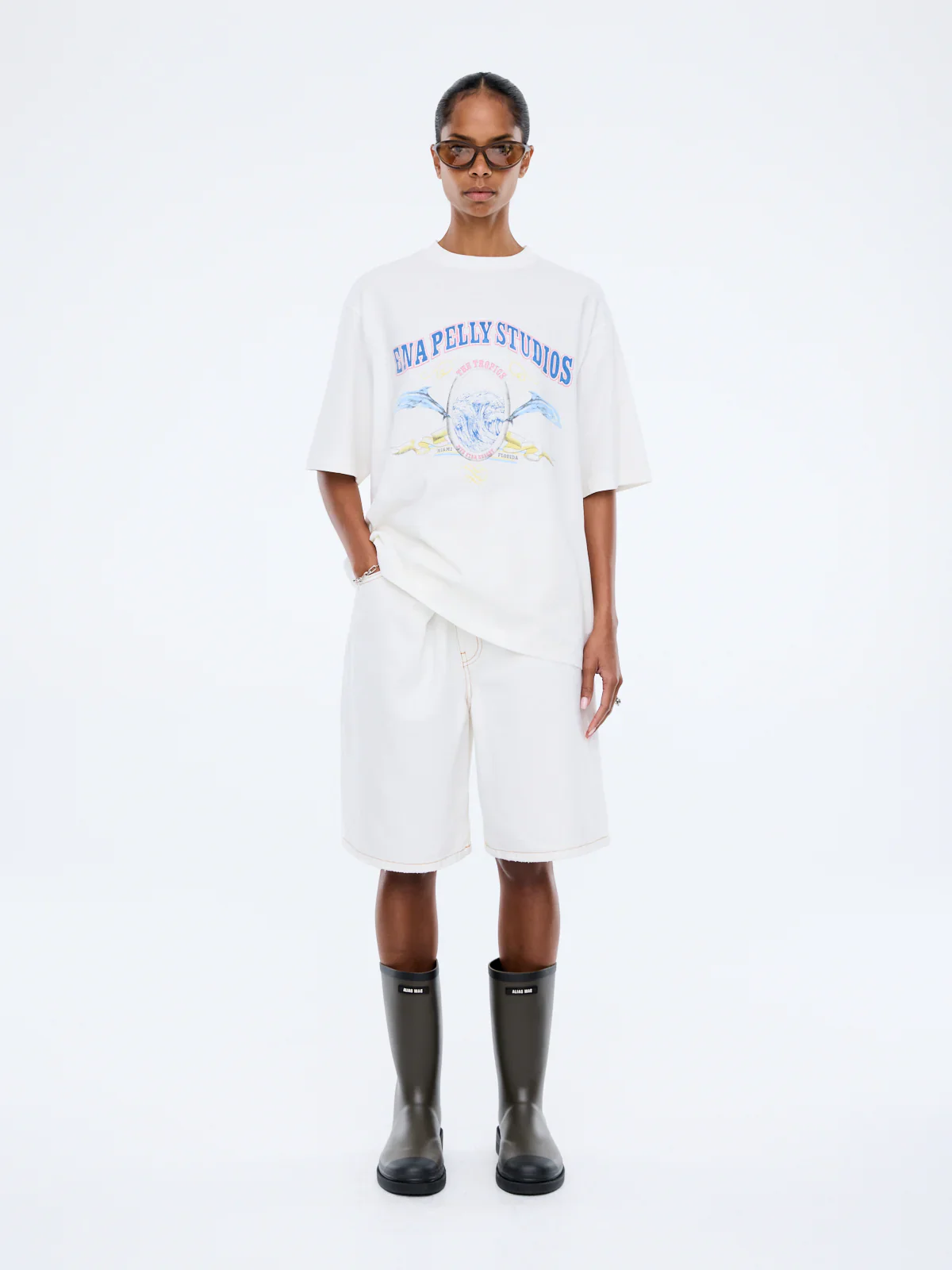Ena Pelly - Vacation Tee - Vintage White