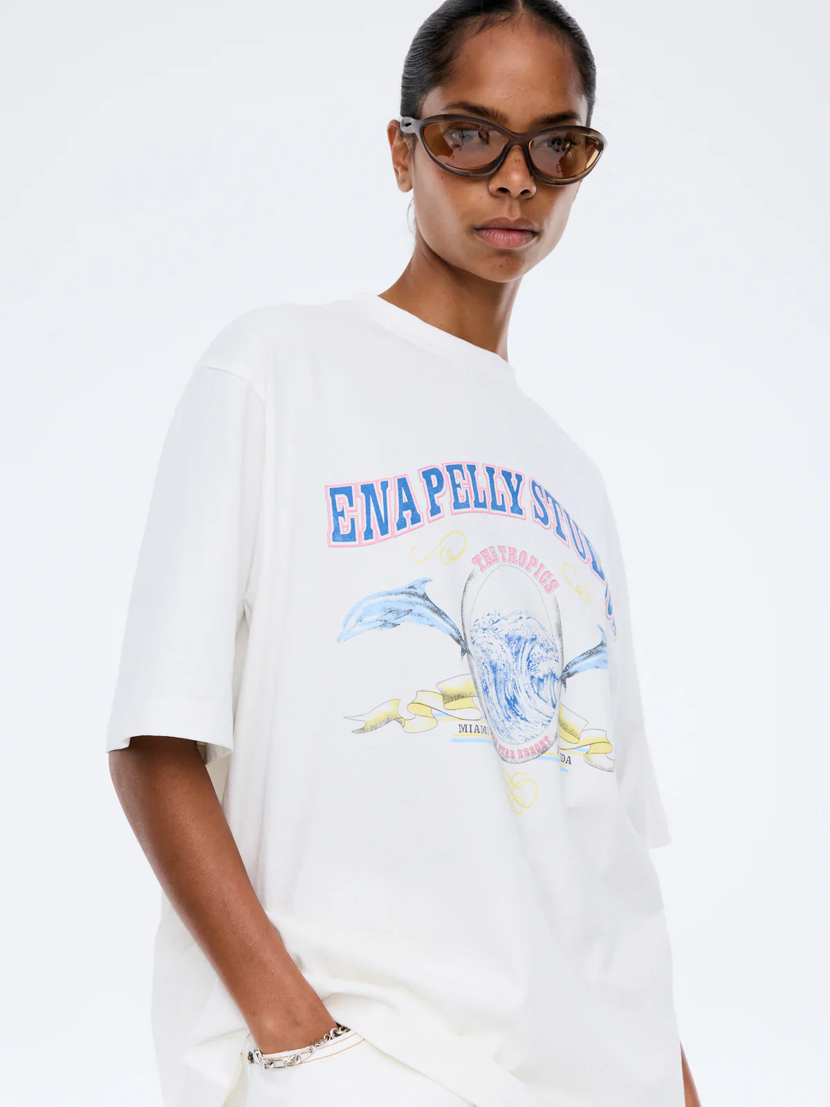 Ena Pelly - Vacation Tee - Vintage White - Image 2