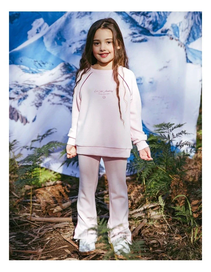 Eve Girl - Aspen Flare - Pale Pink - Kids Size 3-7 - Image 2