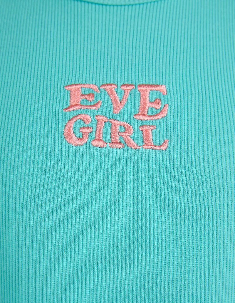 Eve Girl - Aths Rib Tank - Teal - Kids Size 8-14 - Image 3
