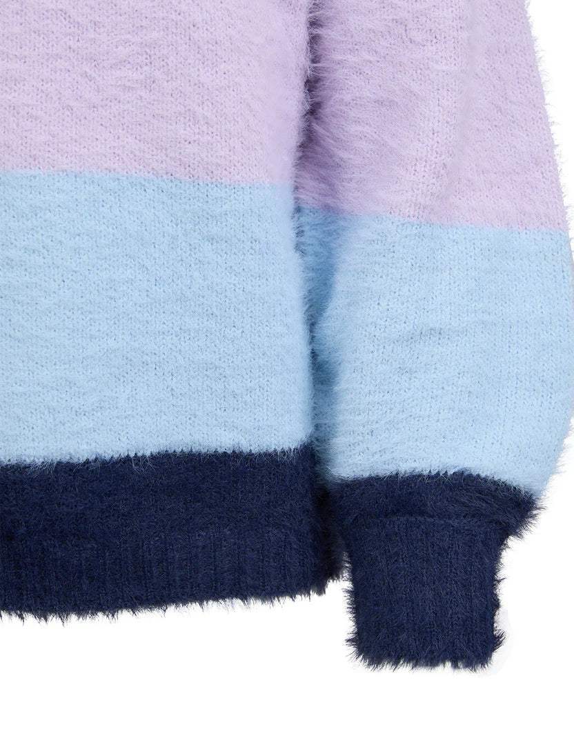 Eve Girl - Hariette Knit Jumper - Blue - Kids Size 8-16 - Image 2