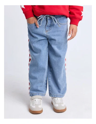 Eve Girl - Lola Denim Jean - Mid - Kids Size 3-7 - Image 2
