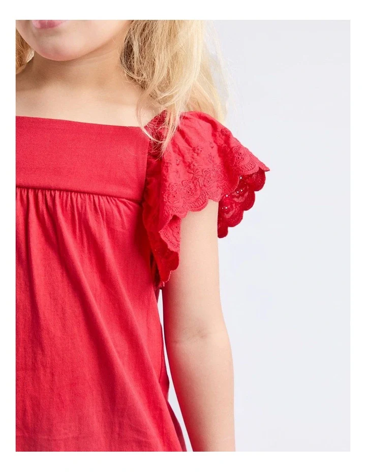 Eve Girl - Maisie Dress - Red - Image 2