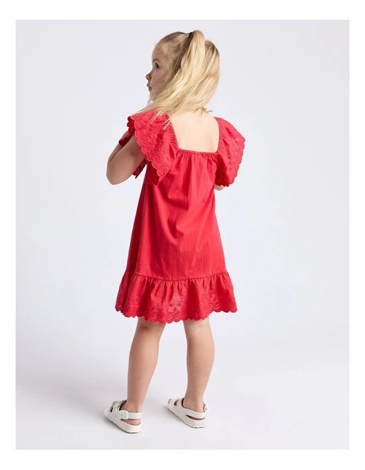 Eve Girl - Maisie Dress - Red - Image 3