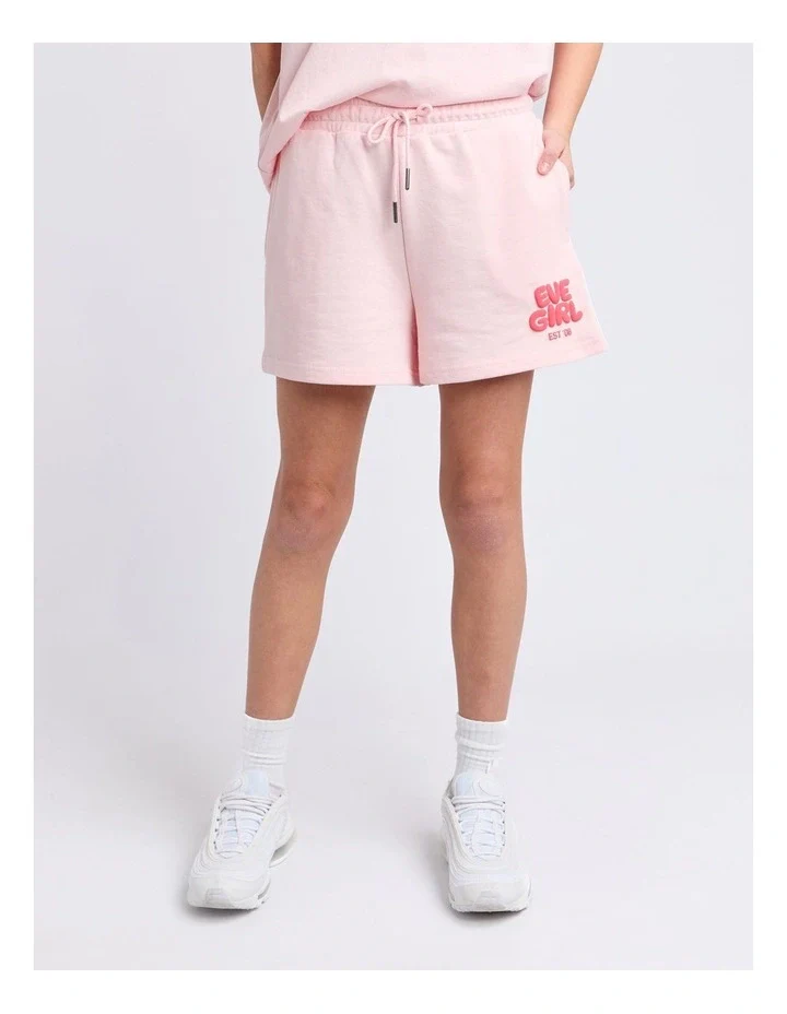Eve Girl - Sports Club Fleece Short - Pink - Kids Size 3-7