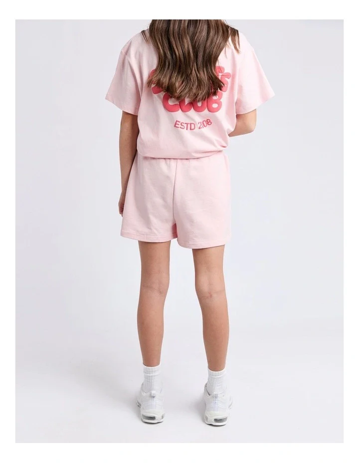 Eve Girl - Sports Club Fleece Short - Pink - Kids Size 3-7 - Image 3
