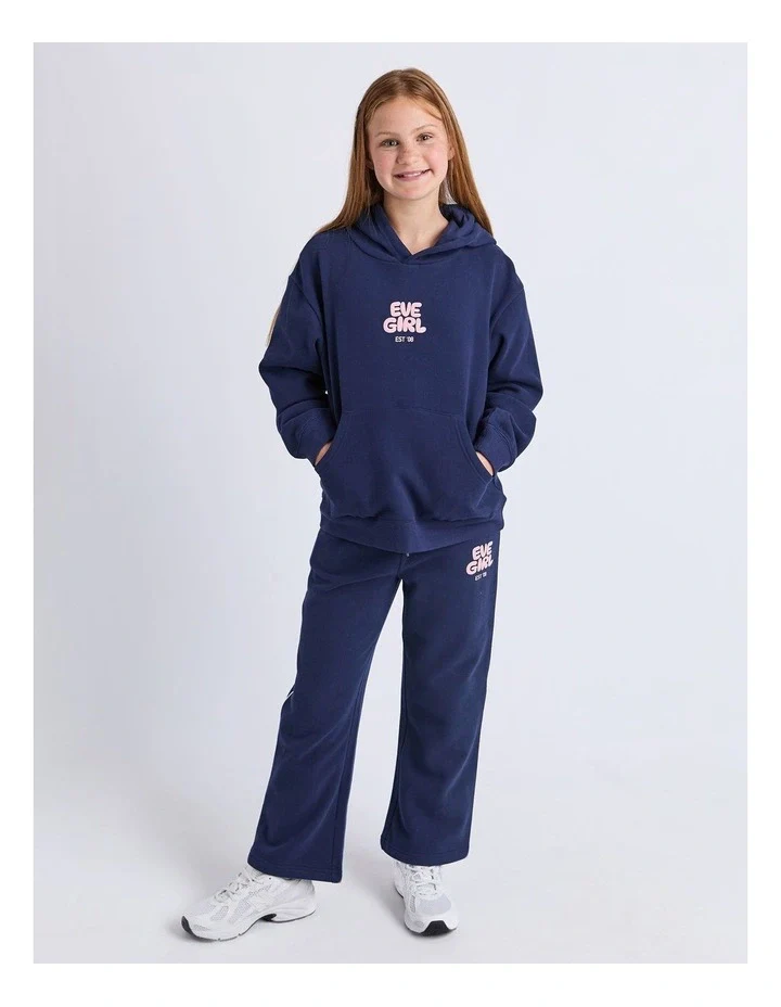 Eve Girl - Sports Club Hoodie - Navy - Kids Size 3-7 - Image 4