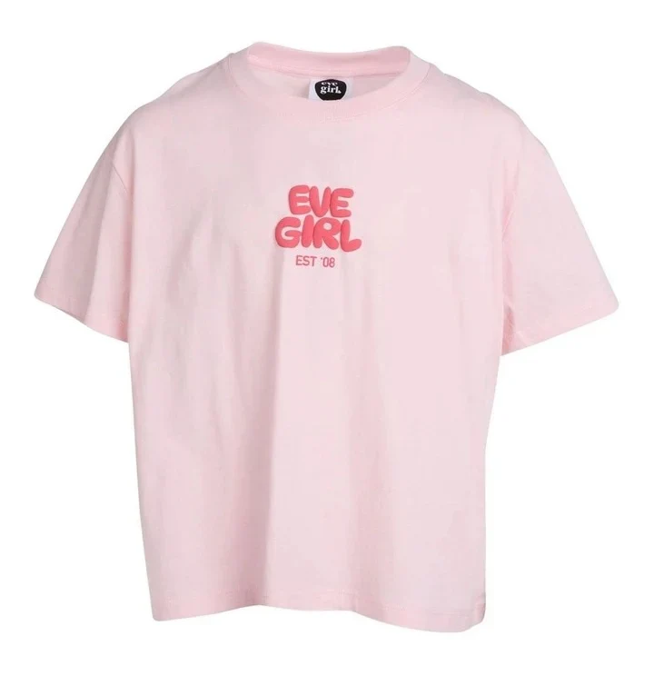Eve Girl - Sports Club Tee - Pink - Kids Size 3-7 - Image 2