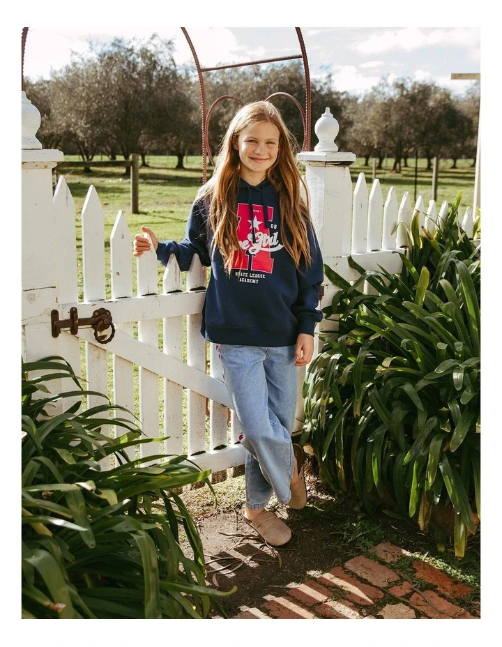 Eve Girl - State League Hoodie - Navy - Kids Size 8-16