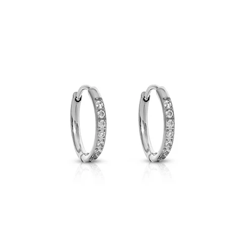 EVER. Jewellery - Transition Sleeper Silver Earrings - 10mm - Image 4