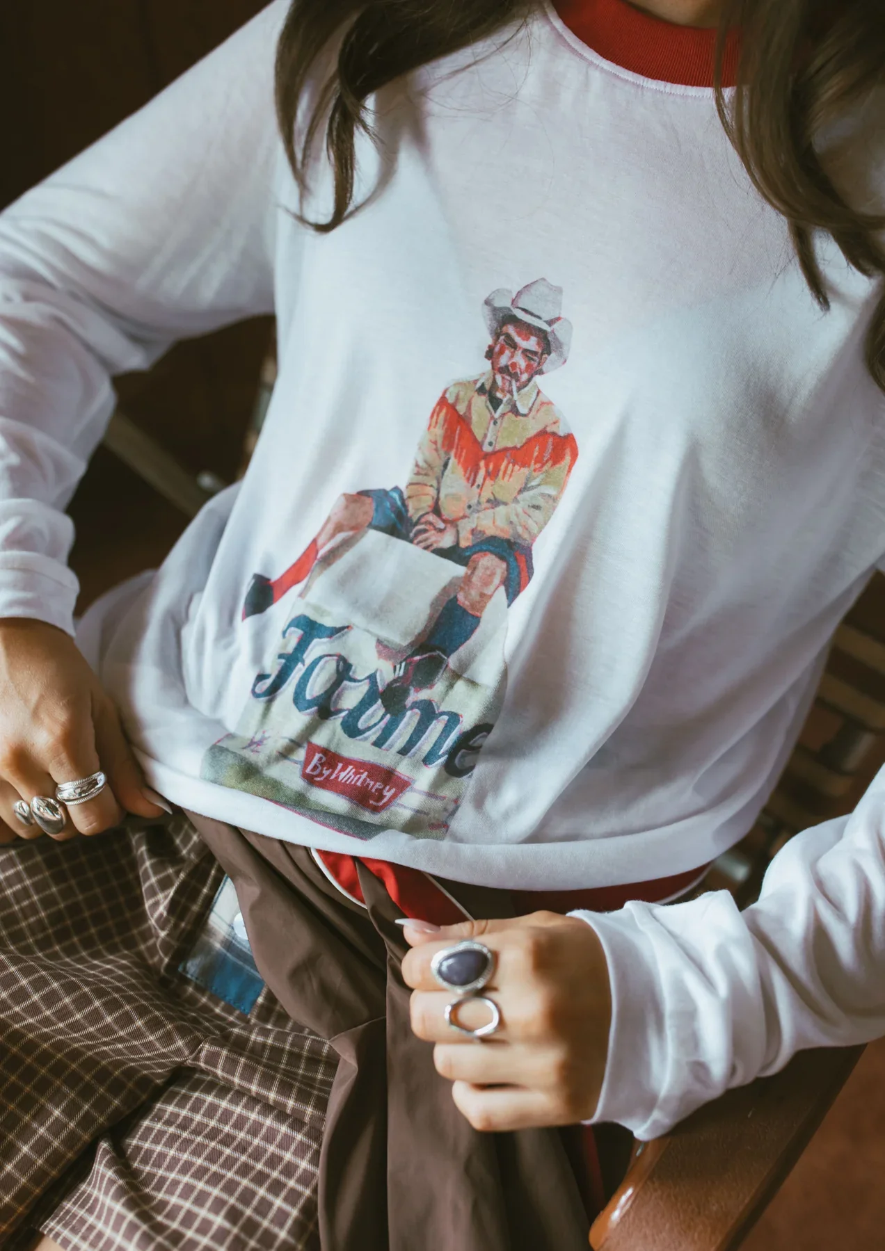 FARMER by Whitney Spicer - Rodeo Clown Long Sleeve - Image 3