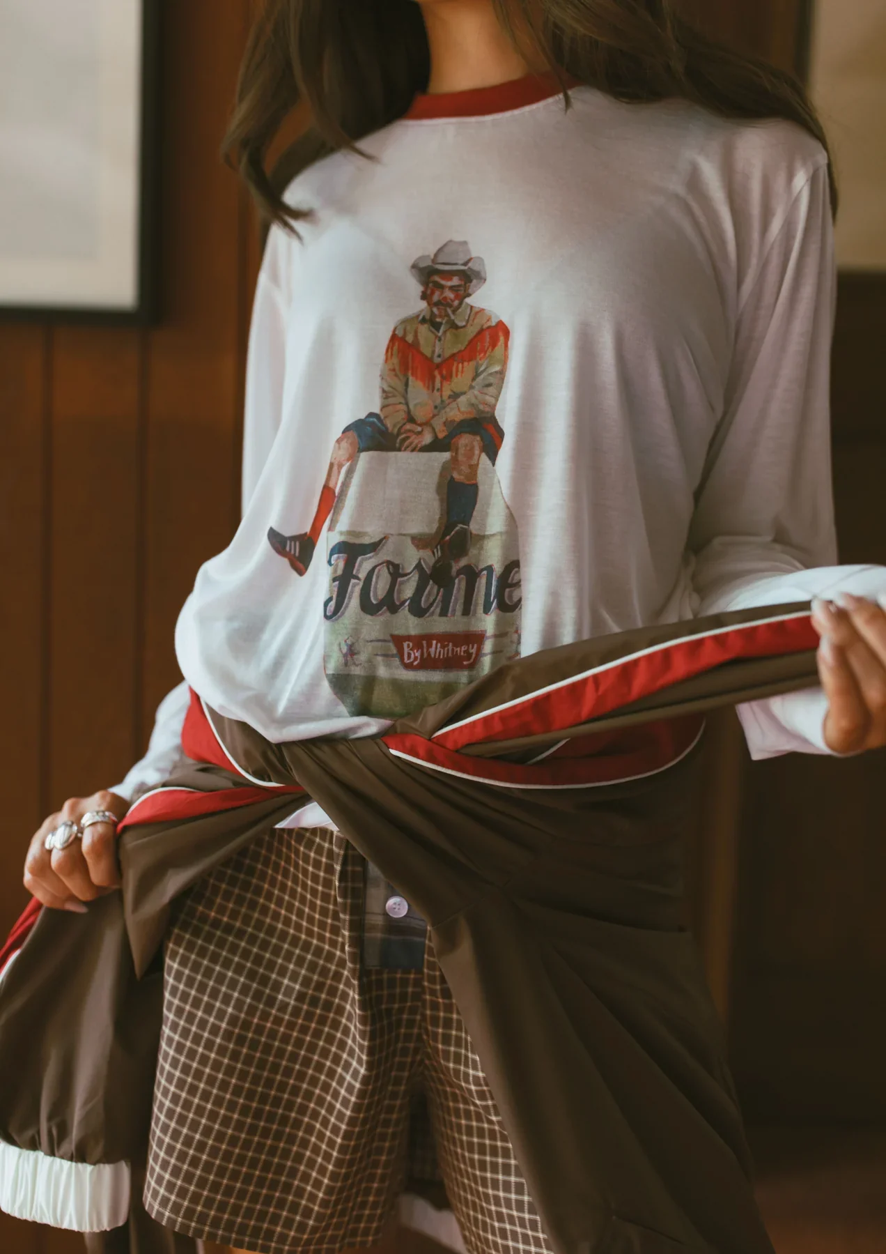 FARMER by Whitney Spicer - Rodeo Clown Long Sleeve - Image 5