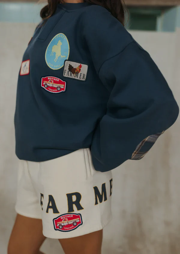 FARMER by Whitney Spicer - Love Is Dead Button Up Pullover - Image 3