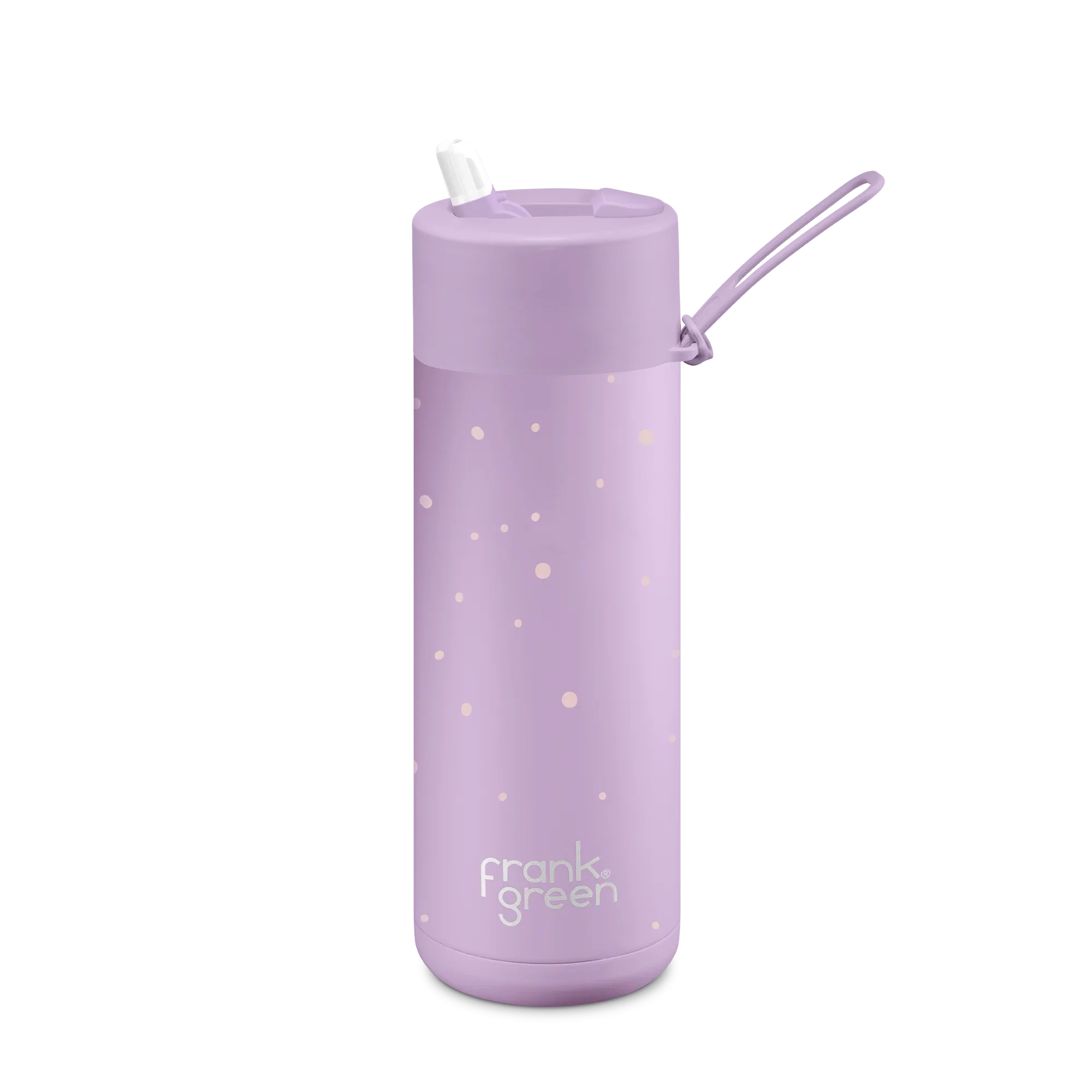 Frank Green - Franksters - Flick 20oz Reusable Bottle with Flip Lid - Lilac Haze - Image 2