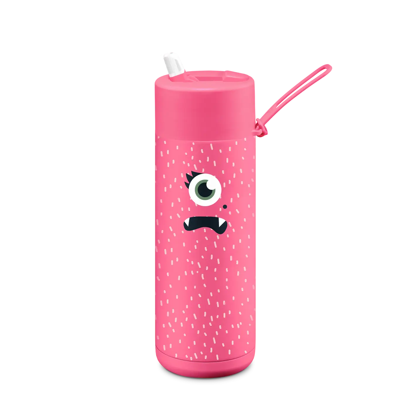 Frank Green - Franksters - Piper 20oz Reusable Bottle with Flip Lid - Neon Pink