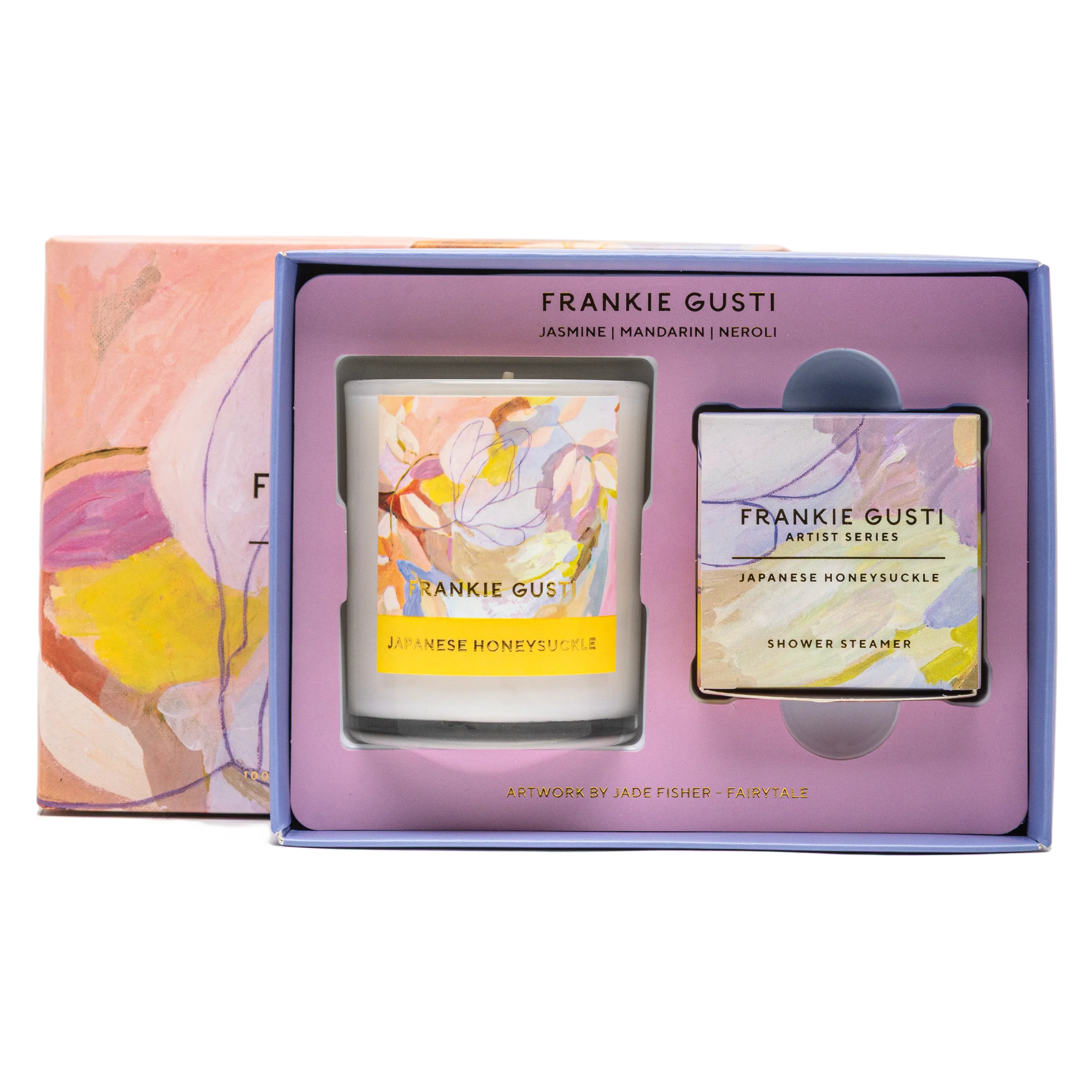 Frankie Gusti - Candle + Steamer Duo - Japanese Honeysuckle - Image 2