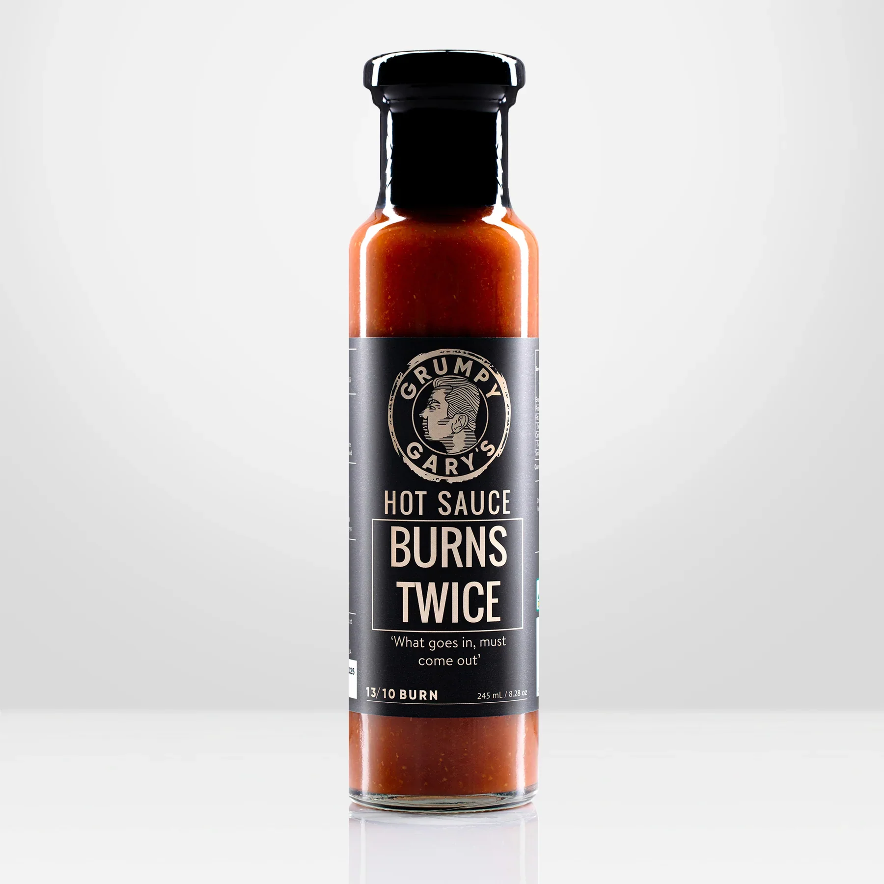 Grumpy Gary's - Burns Twice Hot Sauce - 245ml