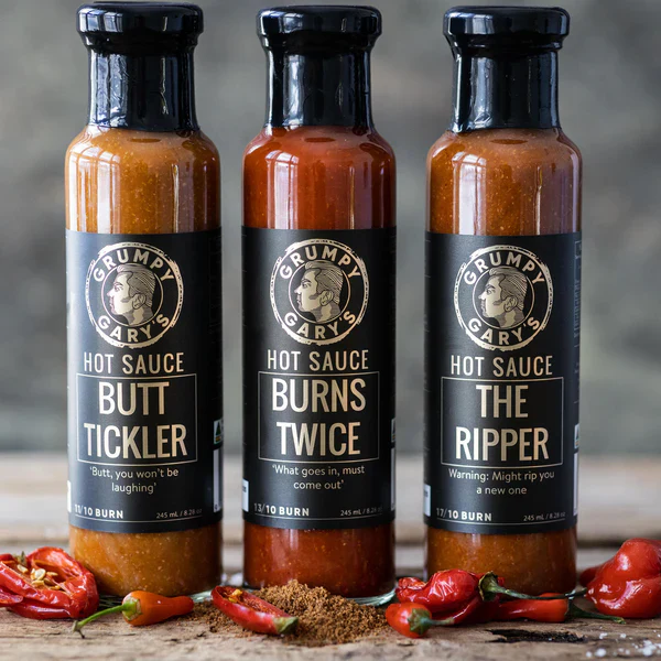 Grumpy Gary's - Butt Tickler Hot Sauce - 245ml - Image 3