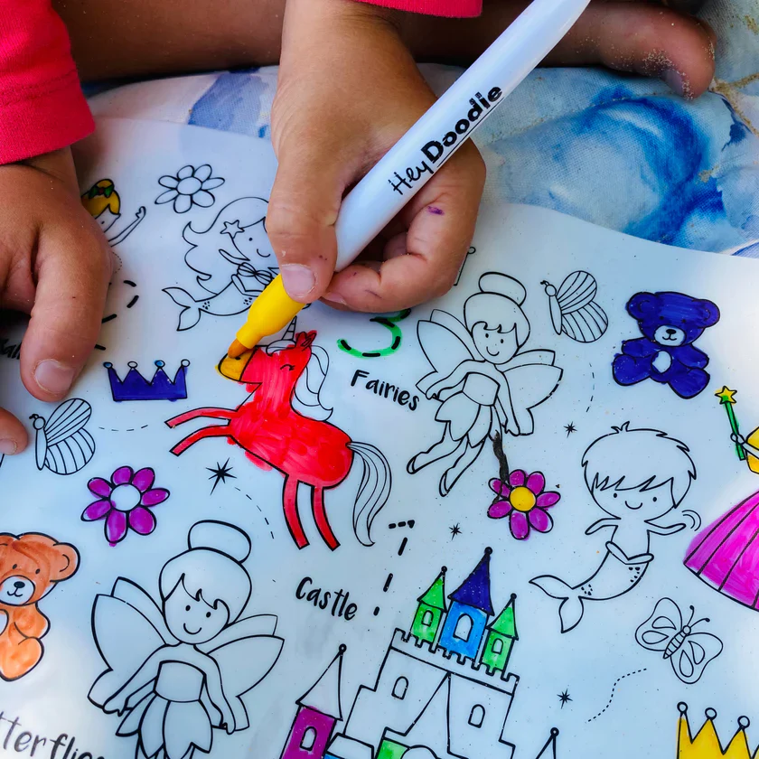 HeyDoodle - Sugar & Spice Classic Colouring & Doodle Mat - Image 2