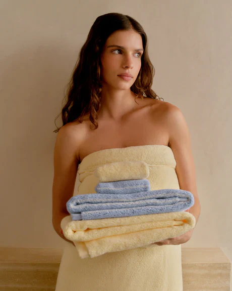 Hommey - Bath Towel - Custard