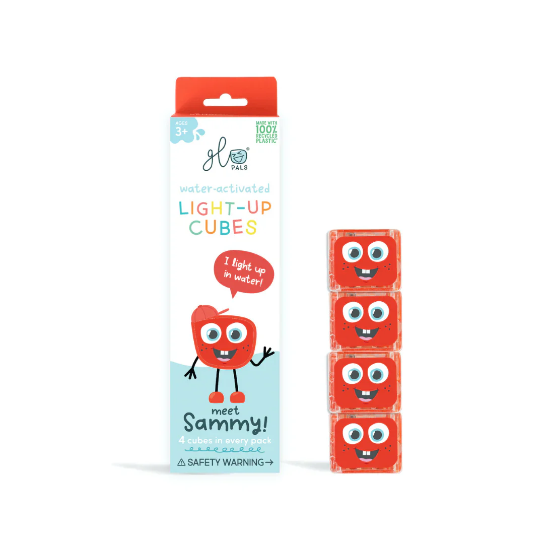 Jellystone Designs - Glo Pal Cube Sammy (Red)