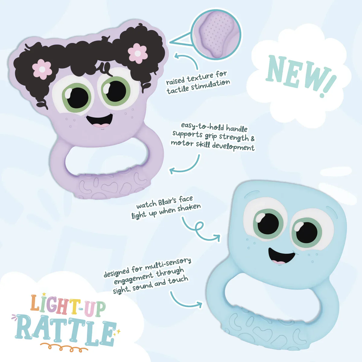 Jellystone Designs - Glo Pals Light-Up Rattle Lumi - Image 2