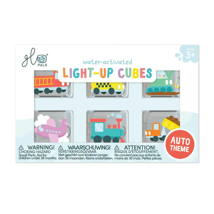 JellyStone Designs - Limited Edition Light-Up Cubes, 6-Pack Auto Themed - Image 2