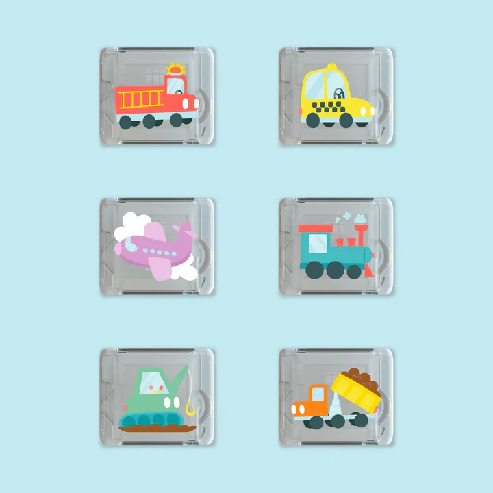 JellyStone Designs - Limited Edition Light-Up Cubes, 6-Pack Auto Themed - Image 3