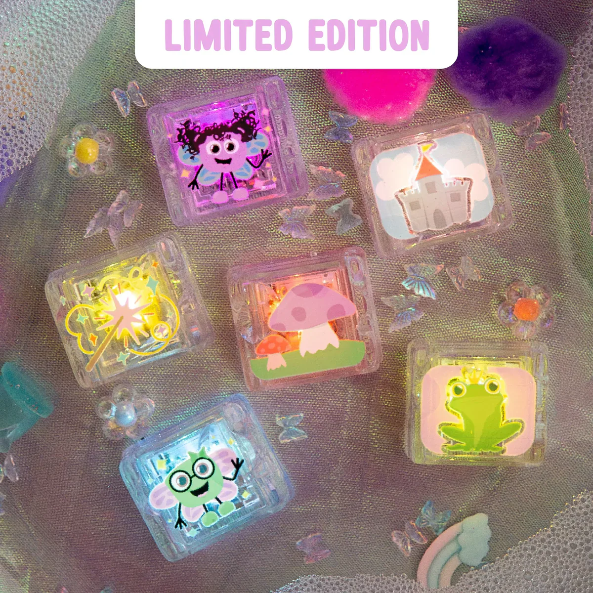 JellyStone Designs - Limited Edition Light-Up Cubes, 6-Pack Fairy Gift Set🧚 - Image 2