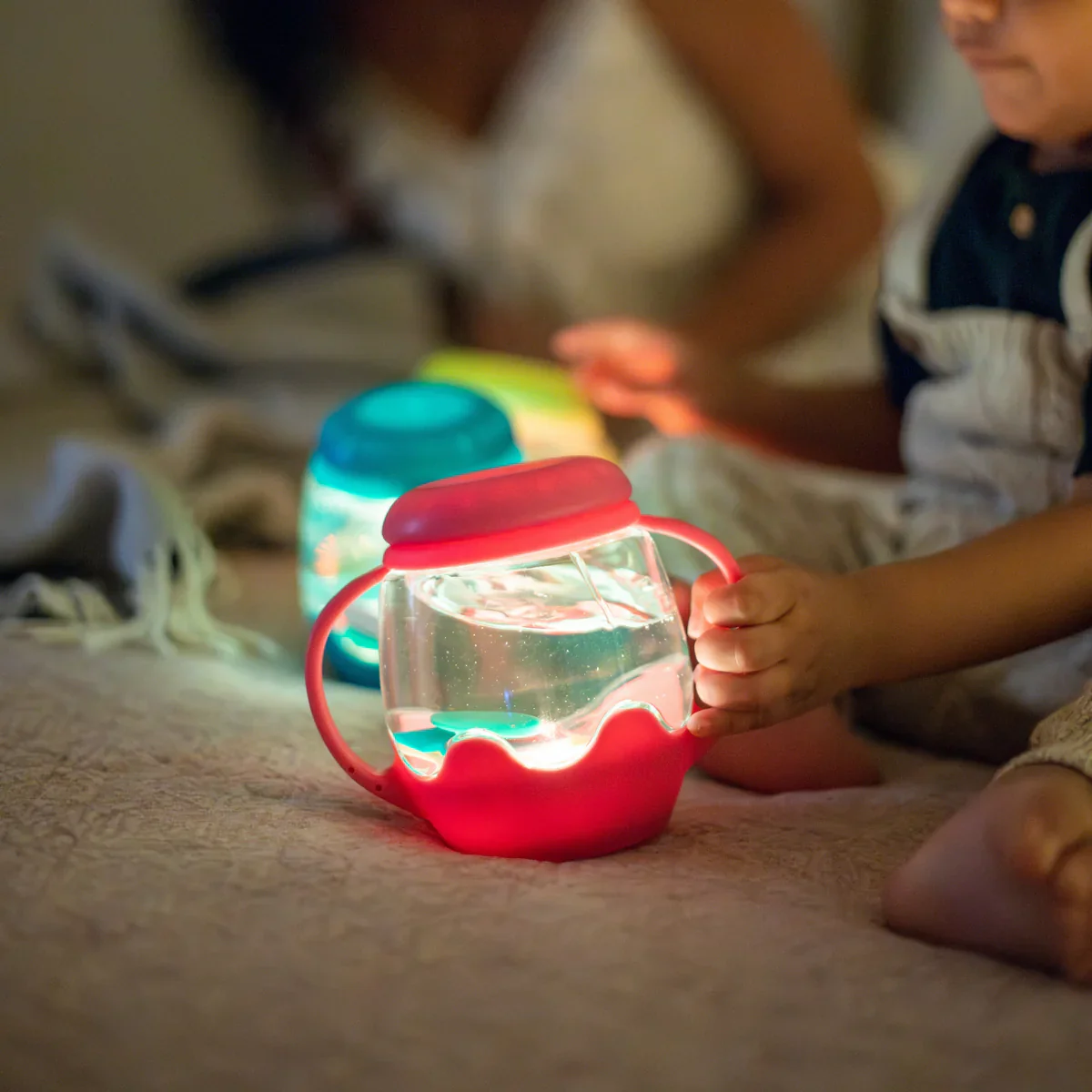 JellyStone Designs - NEW – Mini Sensory Play Jar - PINK