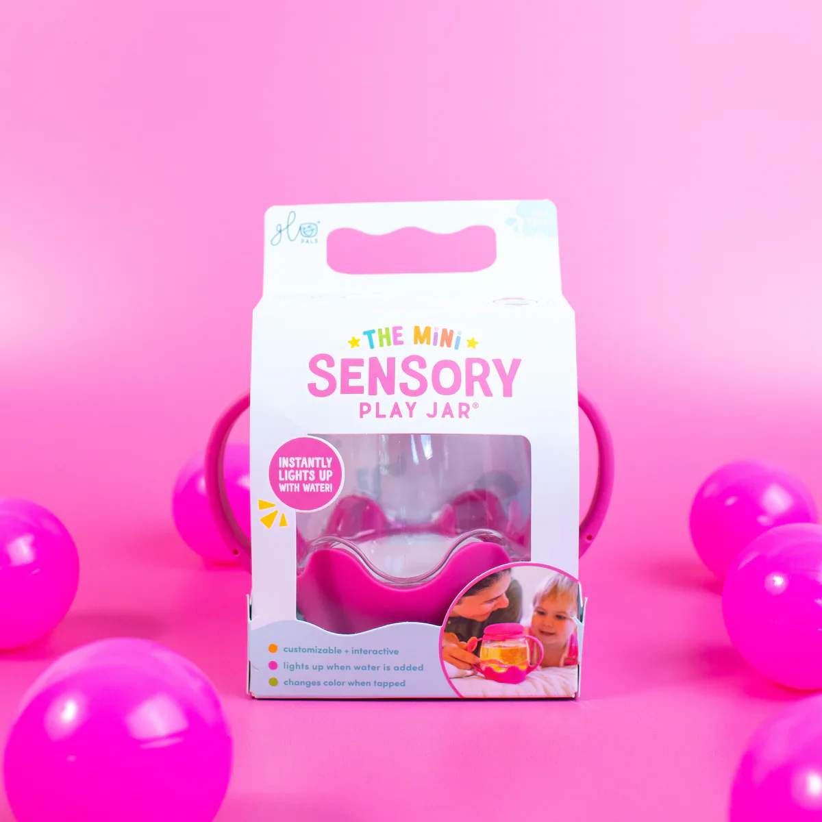 JellyStone Designs - NEW – Mini Sensory Play Jar - PINK - Image 2