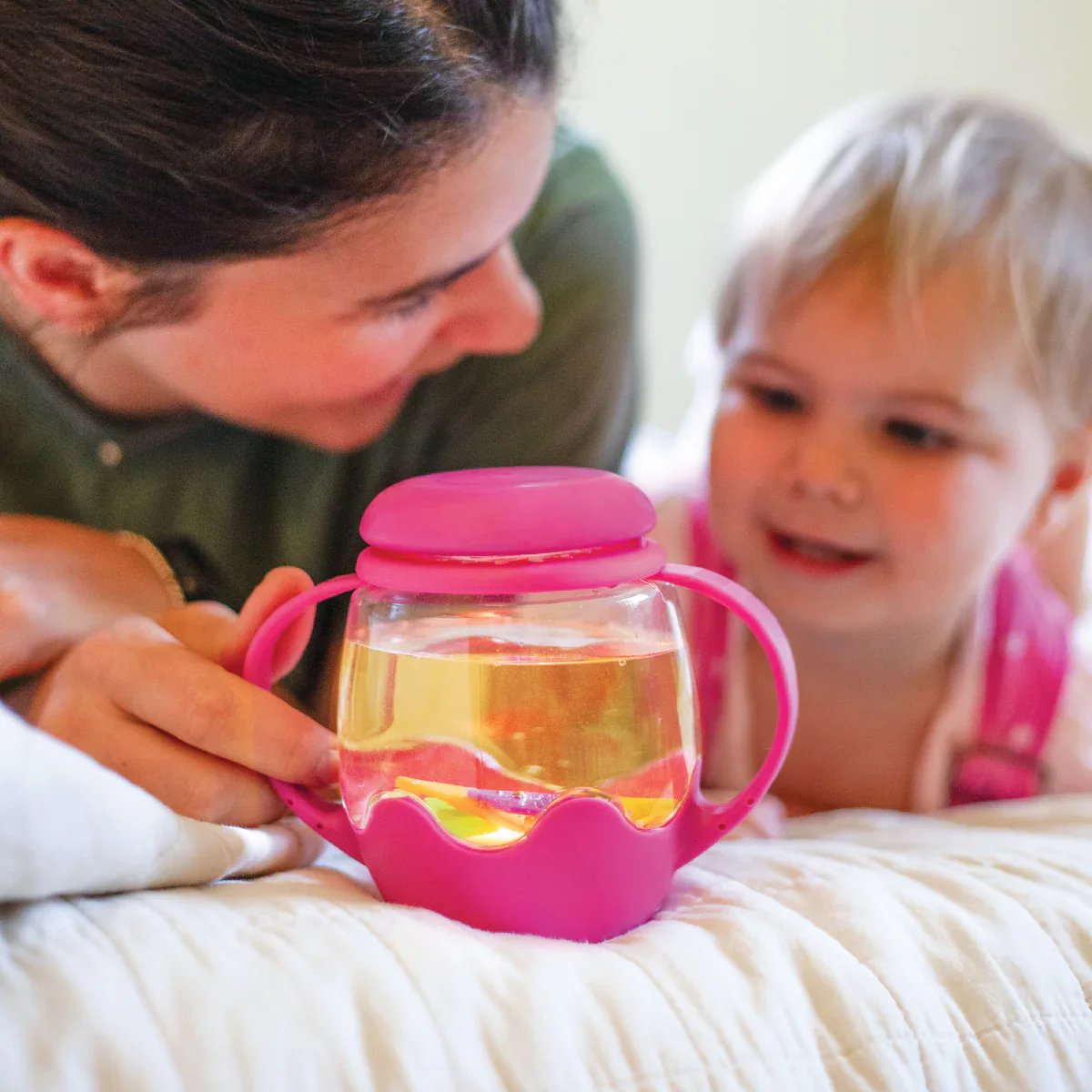JellyStone Designs - NEW – Mini Sensory Play Jar - PINK - Image 3