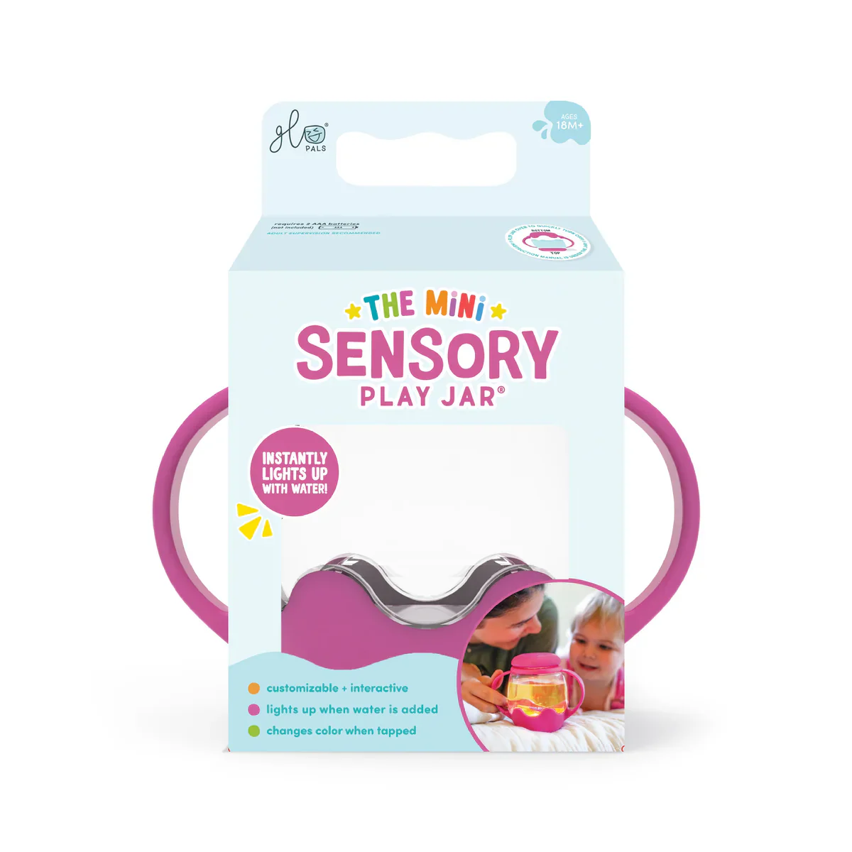 JellyStone Designs - NEW – Mini Sensory Play Jar - PINK - Image 4