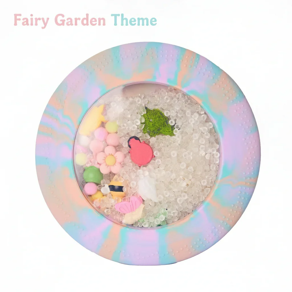 JellyStone Designs - Peekaboo Sensory Bag - Fairy Garden