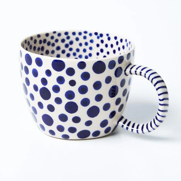 Jones & Co - Chino Mug - Navy Spot